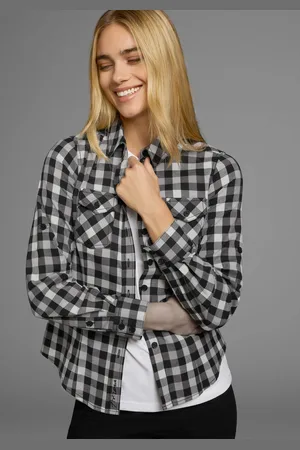 ARIZONA Geruite blouse Casual houthakkers-look
