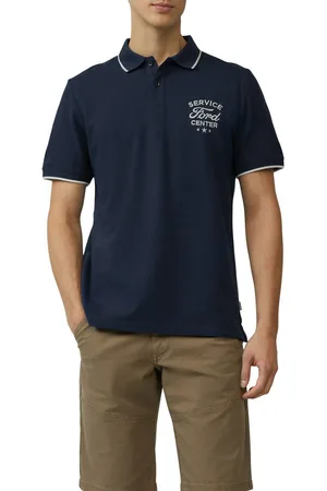 QS by s.Oliver Poloshirt met frontprint