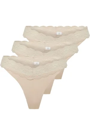 ONLY Tanga ONLCHLOE LACE S.S THONG 3-PACK ACC (set, 3 stuks)