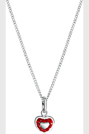 Firetti Ketting met hanger Sieraad cadeau zilver 925 halssieraad halsketting panzerketting hart