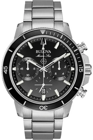 BULOVA Chronograaf Marine Star Horloge, quartz, herenhorloge, roestvrijstalen band, datum