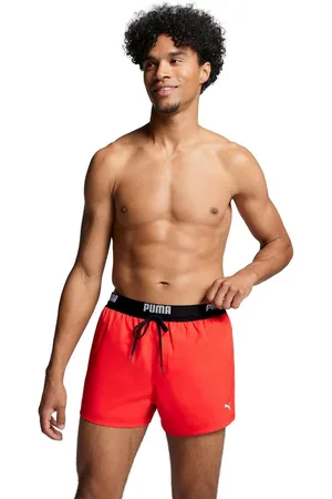 PUMA Zwemshort met elastische logoband
