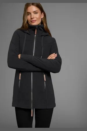 Polarino Fleecejack van fleece, ademend, sneldrogend