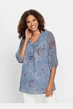 LADY Gedessineerde blouse