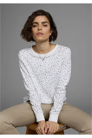 KangaROOS Sweatshirt Lange mouwen, bedrukt, ronde hals, van interlockmateriaal
