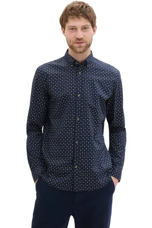 TOM TAILOR Overhemd met lange mouwen POPLIN met gestreept patroon