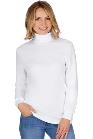 Trigema Colshirt ski- en sportcoltrui met lange mouwen (1-delig)