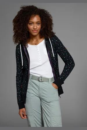 KangaROOS Capuchonsweatvest met sportieve minimal-print