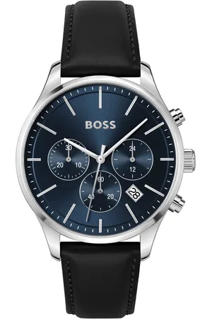 HUGO BOSS Chronograaf Avery Quartzhorloge, herenhorloge, horloge, stopwatchfunctie, roestvrijstalen band