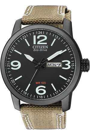 Citizen Solarhorloge BM8476-07EE Polshorloge, herenhorloge, leren armband, datum