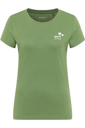 Mustang Shirt met korte mouwen Dames stijl Loa