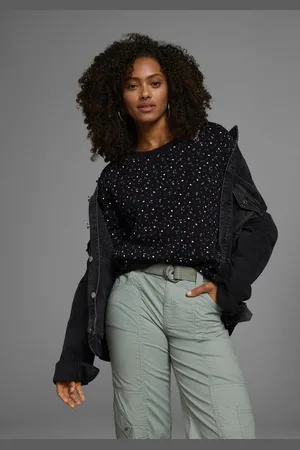 KangaROOS Sweatshirt Lange mouwen, bedrukt, ronde hals, van interlockmateriaal