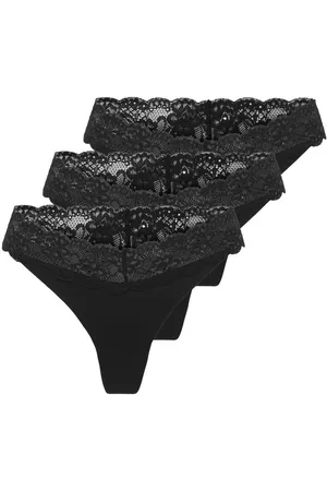 ONLY Tanga ONLCHLOE LACE S.S THONG 3-PACK ACC (set, 3 stuks)