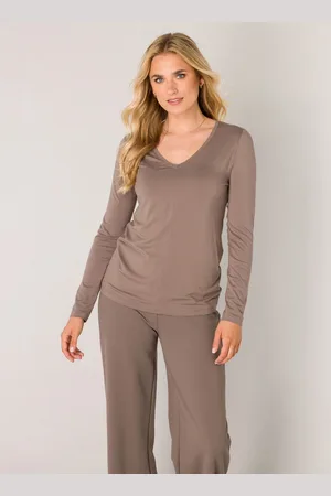 Base Level Shirt met lange mouwen met v-hals