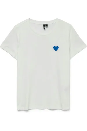 VERO MODA Shirt met korte mouwen VMSILJA FRANCIS SS TOP BOX JRS SPE