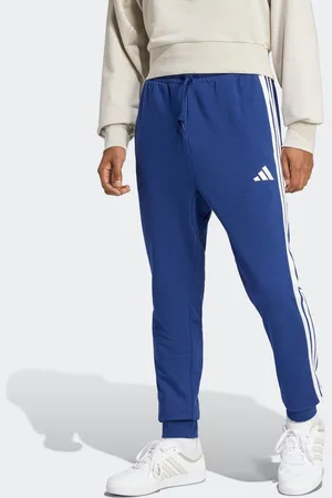 adidas Sportbroek M 3S FT TC PT Joggingbroek van zacht French Terry materiaal (1-delig)