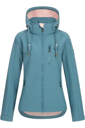 DEPROC-Active Softshell-jack PEAK CREEK WOMEN met afneembare capuchon