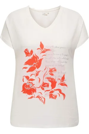 ONLY Shirt met korte mouwen CARVIGGA S/S O-NECK MIX TEE JRS BS