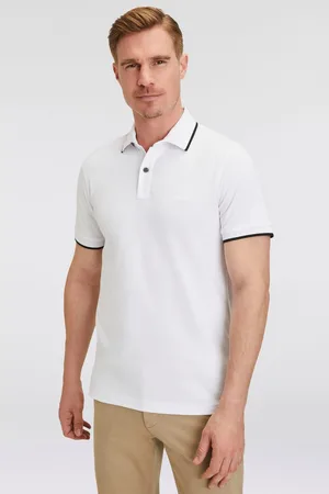 HUGO BOSS Poloshirt Passertip met boss badge