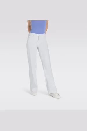 Mac Wijde jeans DREAM WIDE met wijde broekspijp - stretch