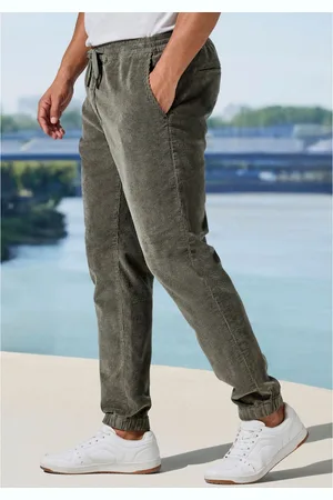 john devin Joggingbroek Jogpants , elastische cord van katoen-stretchkwaliteit