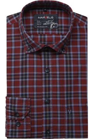 Marvelis Casual Overhemd / , Ruit