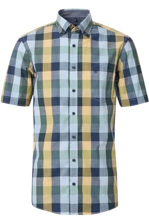 Casa Moda Casual Overhemd Korte mouw