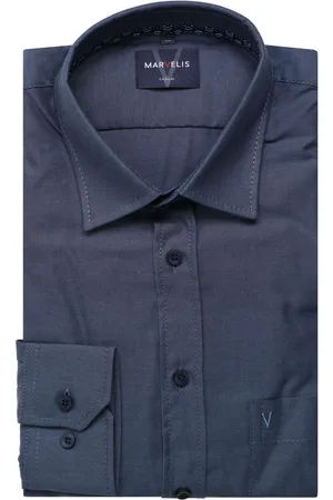 Marvelis Casual Overhemd , Faux-uni