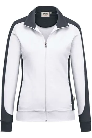 HAKRO ??MIKRALINAR?? Dames Sweatjacket , Effen