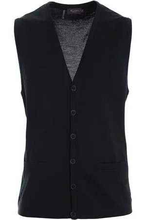 Maerz Superwash Gebreid vest , Effen