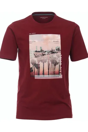 Casa Moda Casual T-Shirt ronde hals , Effen