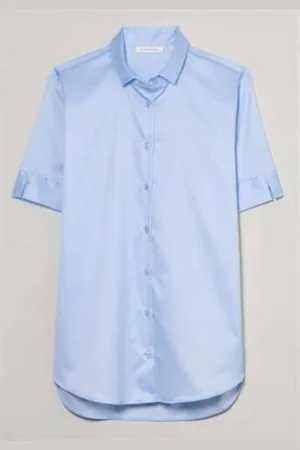 ETERNA Cover Shirt Dames Overhemd , Effen