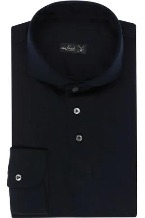 Van Laack Meisterwerk Poloshirt lange mouw , Effen