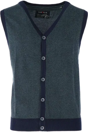 Marvelis Casual Gebreid vest , Melange