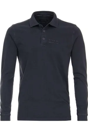 Casa Moda Poloshirt lange mouw , Effen