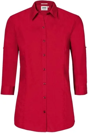 HAKRO Dames Overhemd , Effen