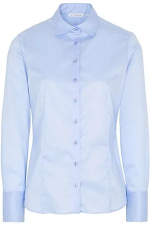 ETERNA Cover Shirt Dames Overhemd , Effen