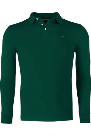 Tommy Hilfiger 1985 Poloshirt lange mouw , Effen