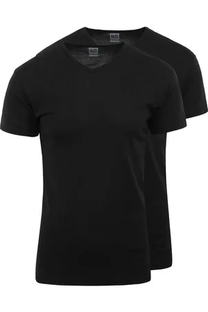Alan Red T-Shirt V-hals Dubbel pak , Effen