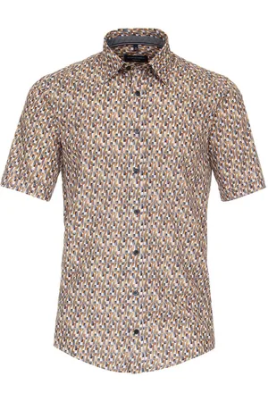 Casa Moda Casual Overhemd Korte mouw