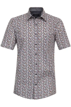 Casa Moda Casual Overhemd Korte mouw