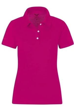 Trigema Dames Poloshirt , Effen