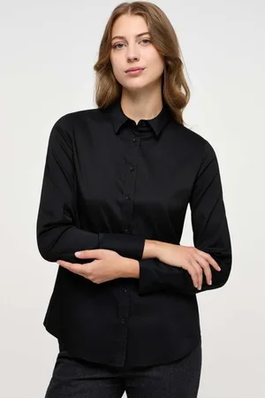 ETERNA Performance Dames Overhemd , Effen
