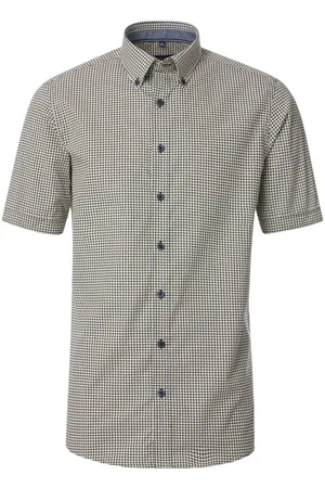 Casa Moda Casual Overhemd Korte mouw