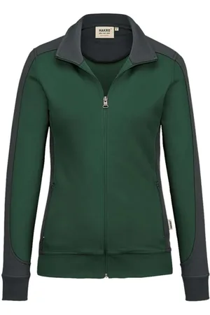 HAKRO ??MIKRALINAR?? Dames Sweatjacket , Effen