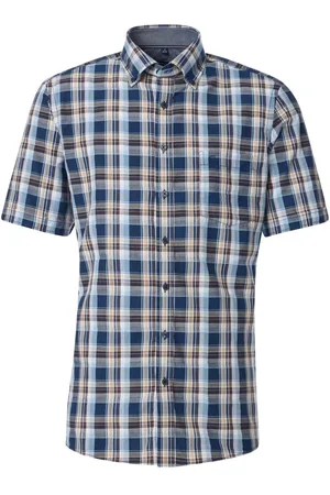 Casa Moda Casual Overhemd Korte mouw