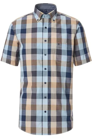 Casa Moda Casual Overhemd Korte mouw