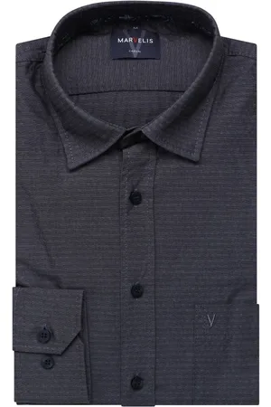 Marvelis Casual Overhemd , Effen