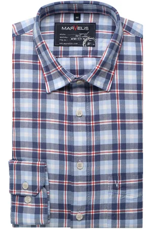 Marvelis Casual Flanellen Overhemd , Ruit