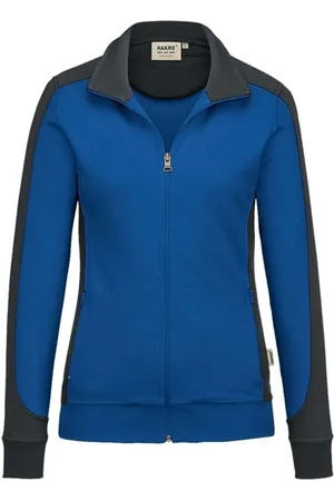 HAKRO ??MIKRALINAR?? Dames Sweatjacket , Effen